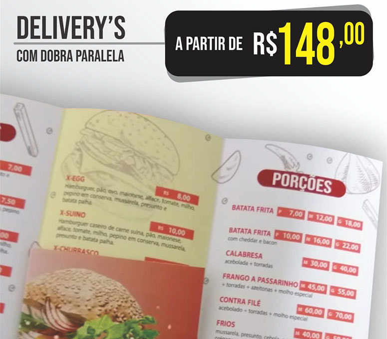 Gráfica 360 Graus - Delivery para restaurantes e bares